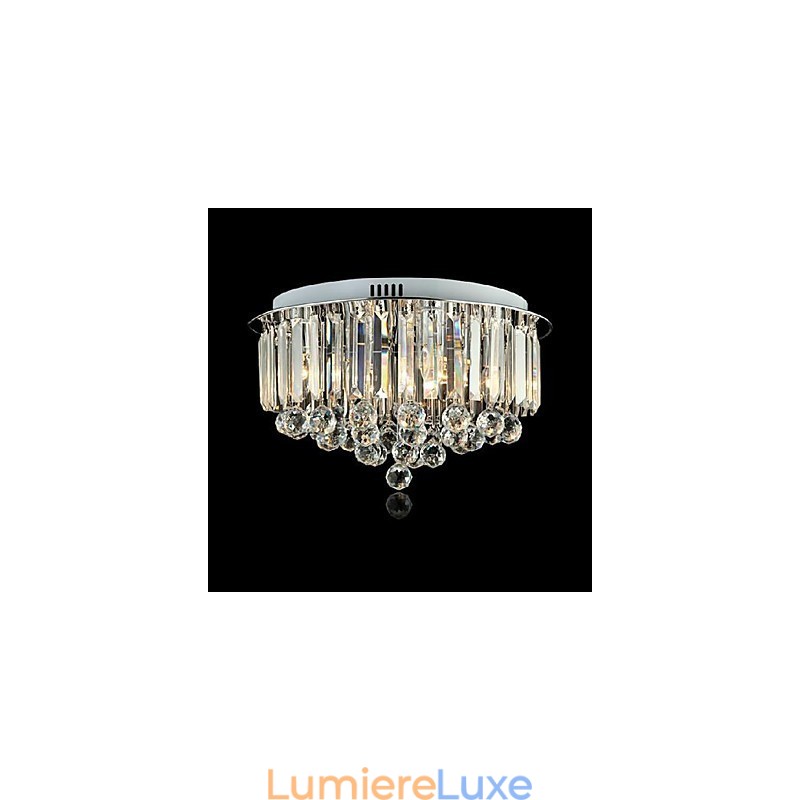 Plafonnier en métal, peinture cristal, style contemporain, classique et moderne
