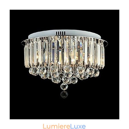 Plafonnier en métal, peinture cristal, style contemporain, classique et moderne Plafonnier en métal, peinture cristal, style contemporain, classique et moderne
