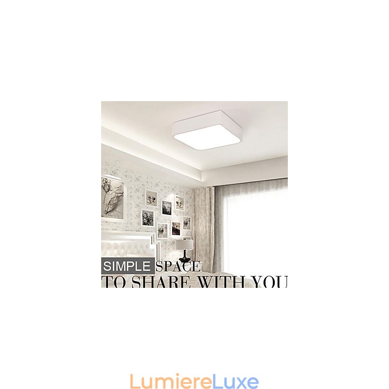 Plafonnier en métal de style contemporain et moderne