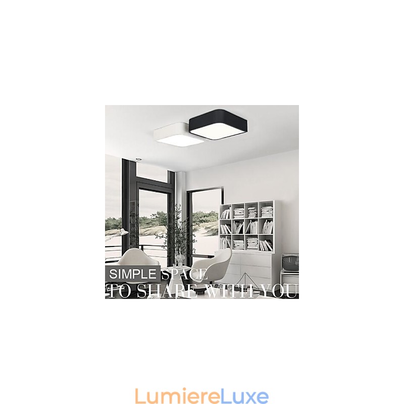Plafonnier en métal de style contemporain et moderne