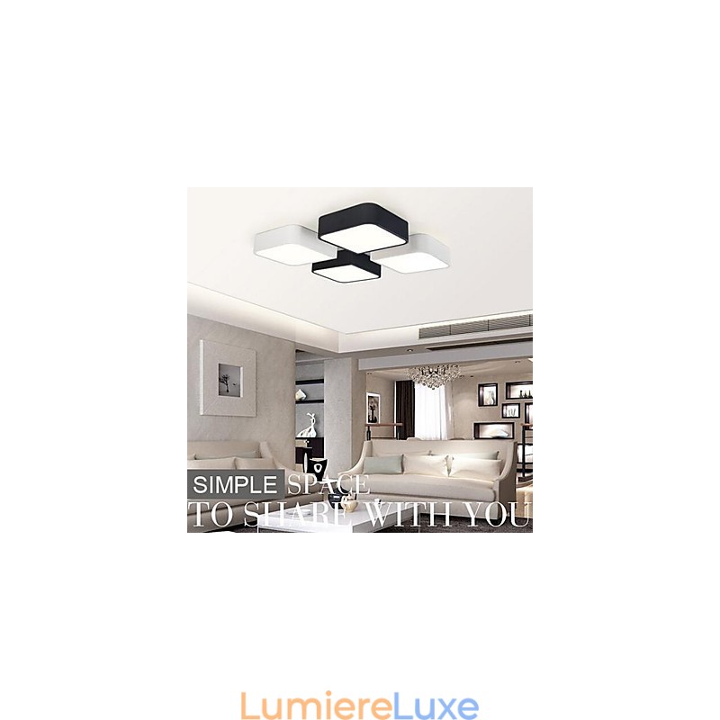 Plafonnier en métal de style contemporain et moderne