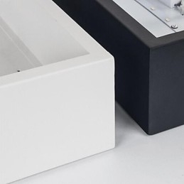 Plafonnier en métal de style contemporain et moderne