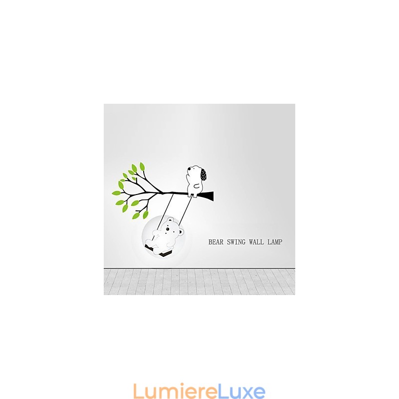 Applique murale 3D en plastique résistant aux hautes températures Little Bear