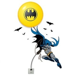 Lampe murale créative à monter soi-même, style Batman, petite veilleuse
