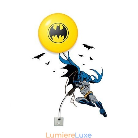 Lampe murale créative à monter soi-même, style Batman, petite veilleuse Lampe murale créative à monter soi-même, style Batman, petite veilleuse