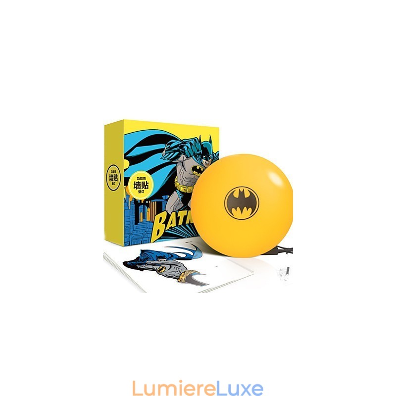 Lampe murale créative à monter soi-même, style Batman, petite veilleuse