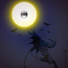Lampe murale créative à monter soi-même, style Batman, petite veilleuse