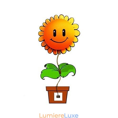 Lampes murales en papier peint DIY, visage de fleur, ambiance amusante, veilleuse, lampe de chevet pour enfants, décoration Lampes murales en papier peint DIY, visage de fleur, ambiance amusante, veilleuse, lampe de chevet pour enfants, décoration