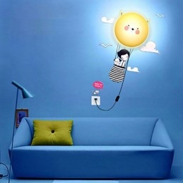 Appliques murales modernes contemporaines créatives en papier peint 3D