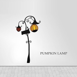 Lampe murale 3D en plastique résistant aux hautes températures en forme de citrouille