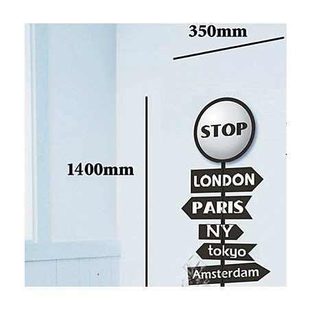 Lampe murale 3D créative en plastique résistant aux hautes températures avec lettre d'arrêt Lampe murale 3D créative en plastique résistant aux hautes températures avec lettre d'arrêt