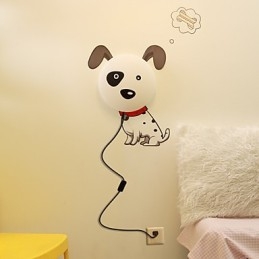 Lampe murale créative en papier peint 3D en plastique résistant aux hautes températures et pouvant être retirée à 10 °C