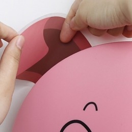 Lampe murale en plastique résistant aux hautes températures et amovible à 10 °C, idéale pour les murs en papier 3D créatifs