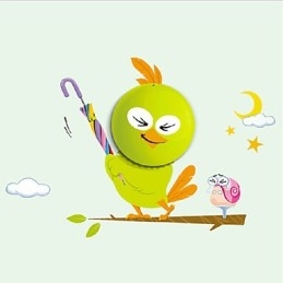 Applique murale oiseau à commande lumineuse, ampoule, lampe murale contemporaine créative en papier peint 3D