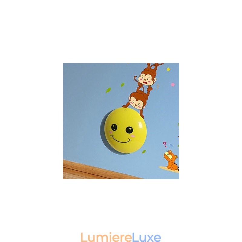 Autocollants muraux Singes activés par la lumière, lampe murale décorative à induction intelligente