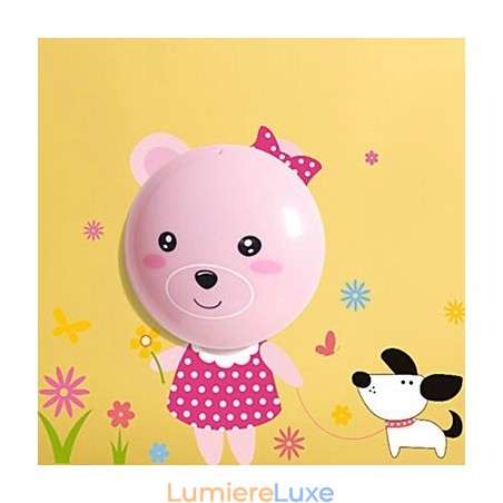 Autocollants muraux ours lumière activée induction électrique intelligente smetope ornement lampe murale Autocollants muraux ours lumière activée induction électrique intelligente smetope ornement lampe murale