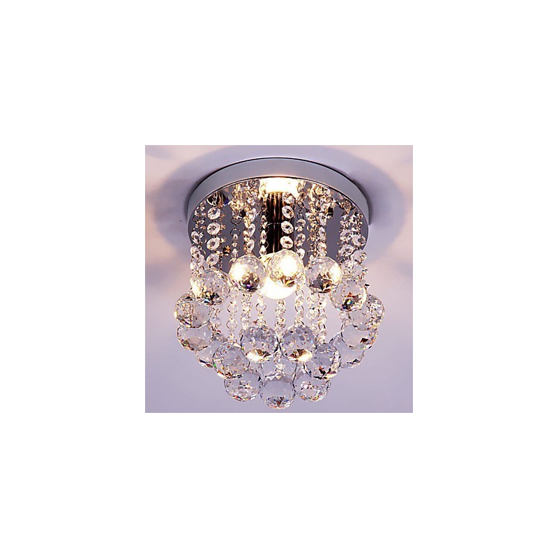 Lustre moderne de style mini en cristal K9 à montage encastré