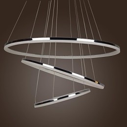 Suspension en métal galvanisé de style mini contemporain moderne de 70 W