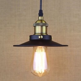 Lampe suspendue ultra miniature de style campagnard américain, style rétro industriel simple et petite
