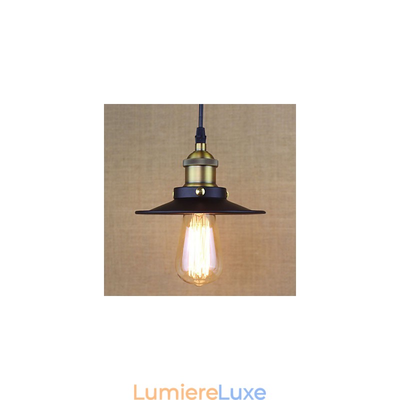 Lampe suspendue ultra miniature de style campagnard américain, style rétro industriel simple et petite