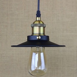 Lampe suspendue ultra miniature de style campagnard américain, style rétro industriel simple et petite