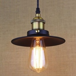Lampe suspendue ultra miniature de style campagnard américain, style rétro industriel simple et petite
