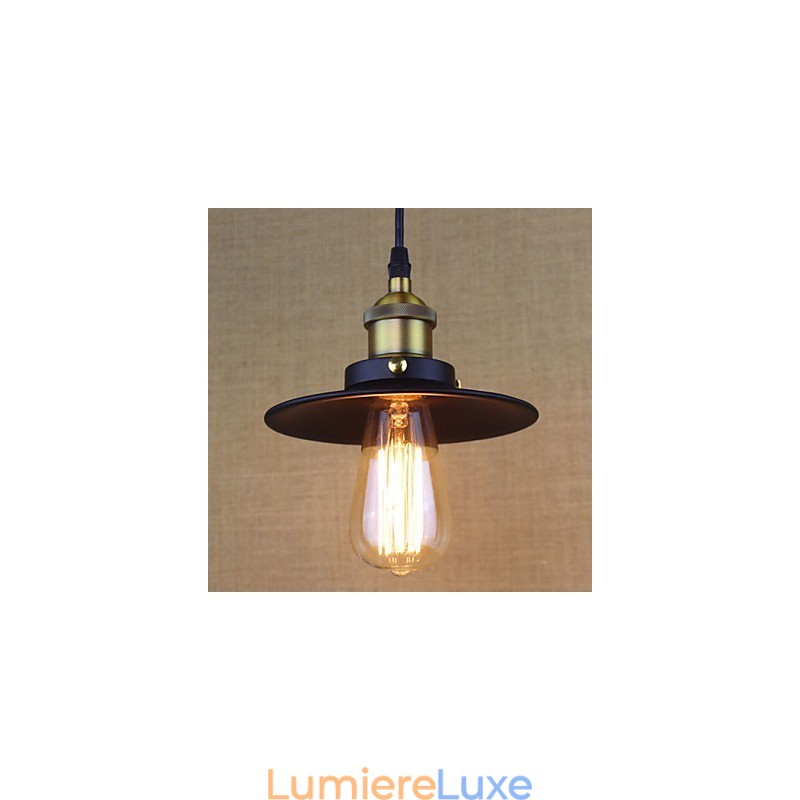 Lampe suspendue ultra miniature de style campagnard américain, style rétro industriel simple et petite