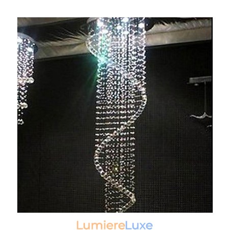 Lustre en cristal de luxe moderne à 4 lumières Lustre en cristal de luxe moderne à 4 lumières
