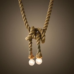 Suspension traditionnelle classique rustique style lodge vintage style campagne rétro