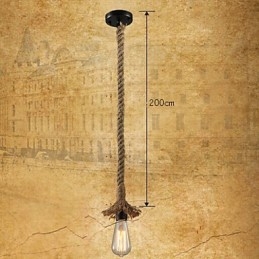 Suspension traditionnelle classique rustique style lodge vintage style campagne rétro