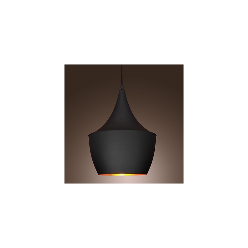 Suspension rétro vintage Tom Dixon Design Noir