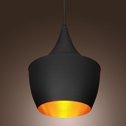 Suspension rétro vintage Tom Dixon Design Noir