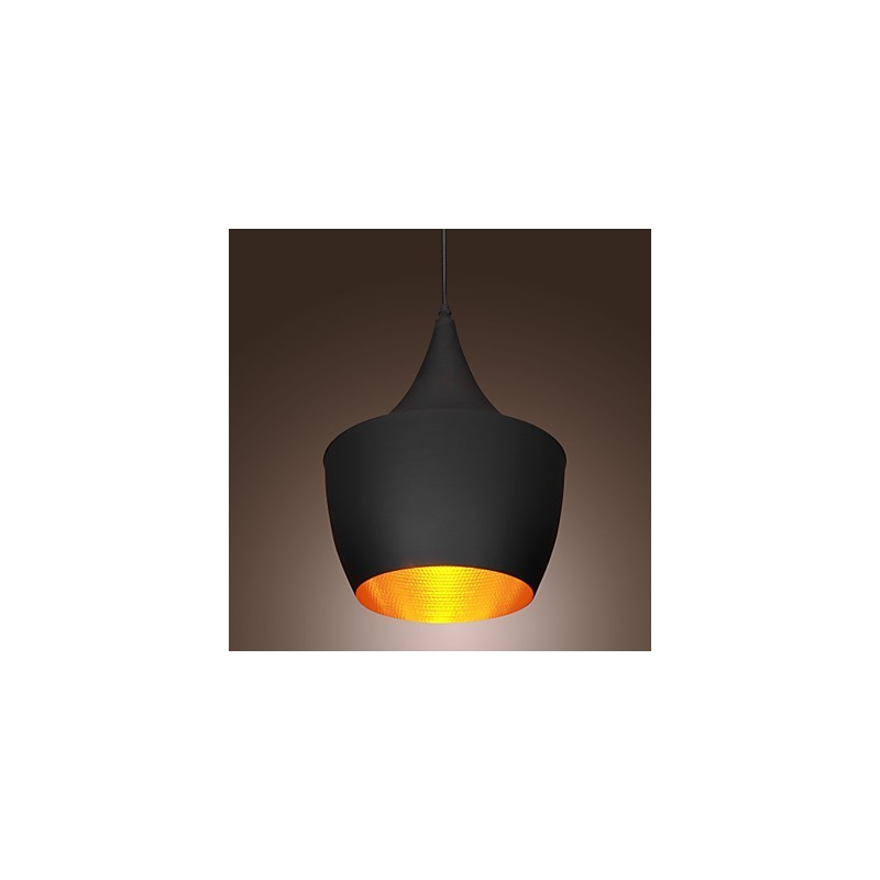 Suspension rétro vintage Tom Dixon Design Noir