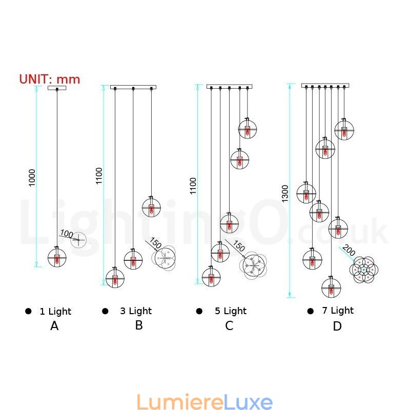 Suspension boule de cristal Meteorer Stage de Creative Engineering