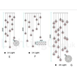 Suspension boule de cristal Meteorer Stage de Creative Engineering