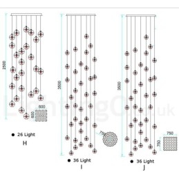 Suspension boule de cristal Meteorer Stage de Creative Engineering