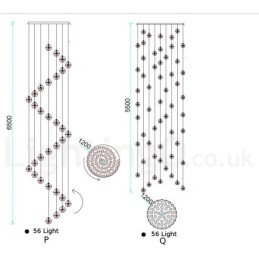 Suspension boule de cristal Meteorer Stage de Creative Engineering