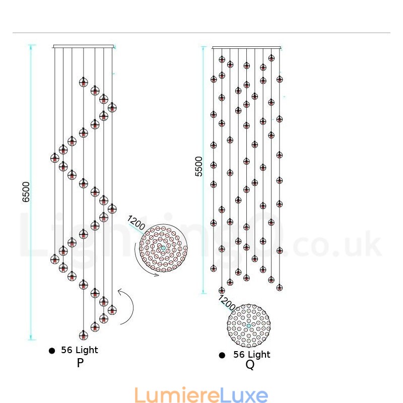 Suspension boule de cristal Meteorer Stage de Creative Engineering