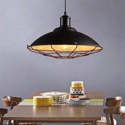 Lustre suspendu industriel rétro