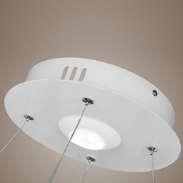 Suspension design moderne en acrylique de haute qualité avec anneau unique