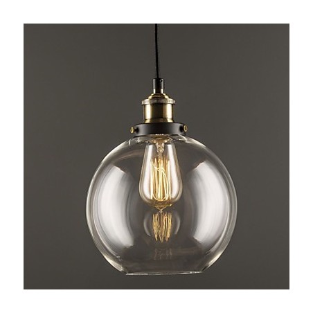 Lampe suspendue industrielle en laiton antique, un luminaire, abat-jour en verre, luminaire suspendu pour café Lampe suspendue industrielle en laiton antique, un luminaire, abat-jour en verre, luminaire suspendu pour café