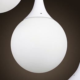 Suspension moderne et contemporaine en forme de globe électroplaqué