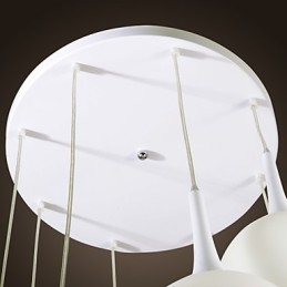 Suspension moderne et contemporaine en forme de globe électroplaqué