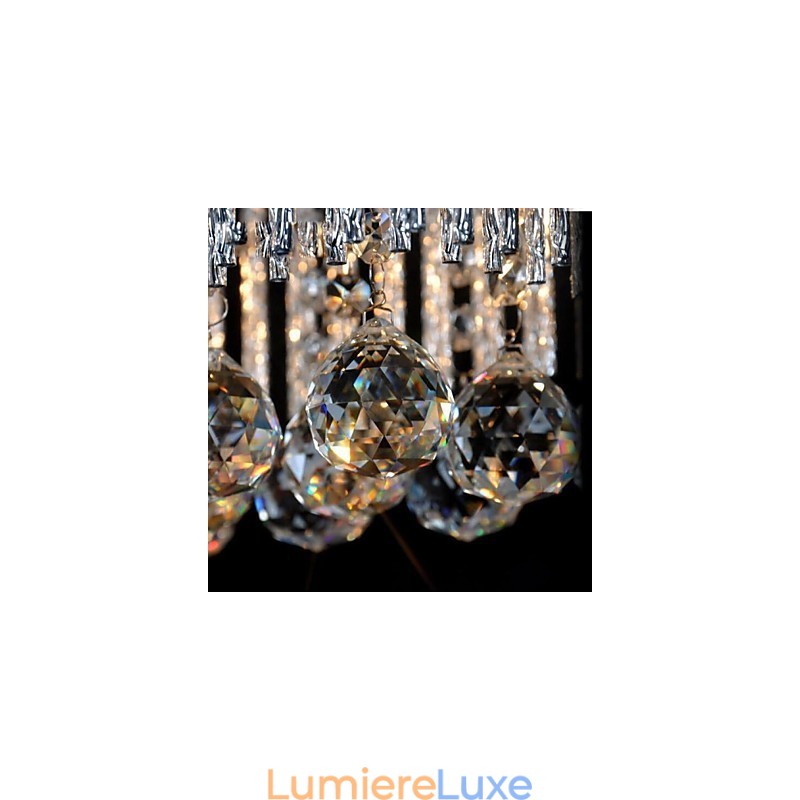 Lustre en cristal et métal pour enfants, moderne, contemporain, traditionnel, classique