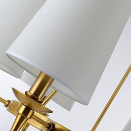 Famille de luminaires suspendus décoratifs modernes et contemporains à 8 ampoules