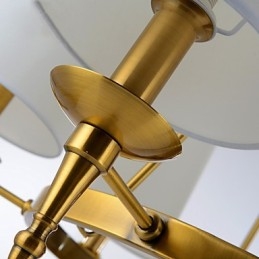 Famille de luminaires suspendus décoratifs modernes et contemporains à 8 ampoules