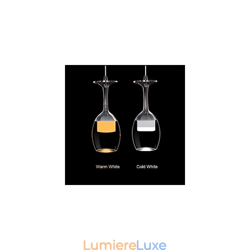 Lustre suspendu en verre chromé à 3 lumières, style moderne, contemporain, traditionnel, classique et campagnard