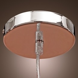 Suspension en cristal de style cylindrique