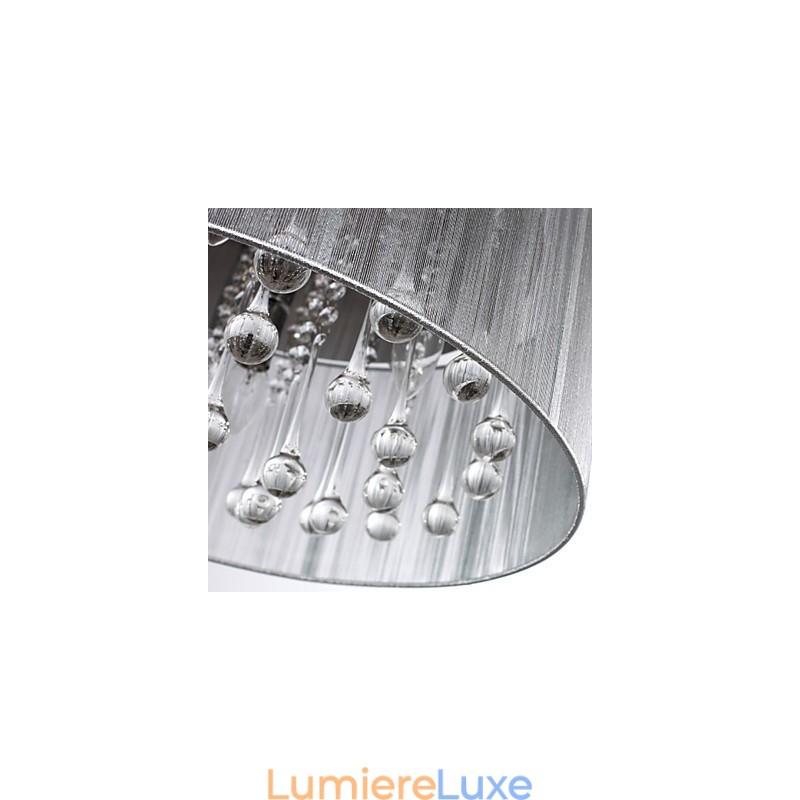 Suspension tambour moderne à 4 lumières