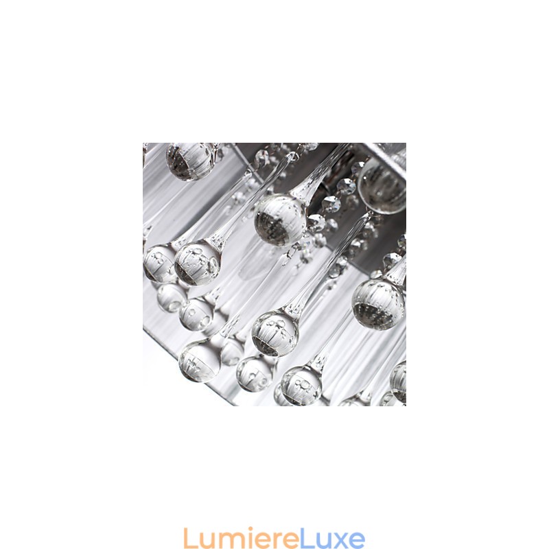 Suspension tambour moderne à 4 lumières